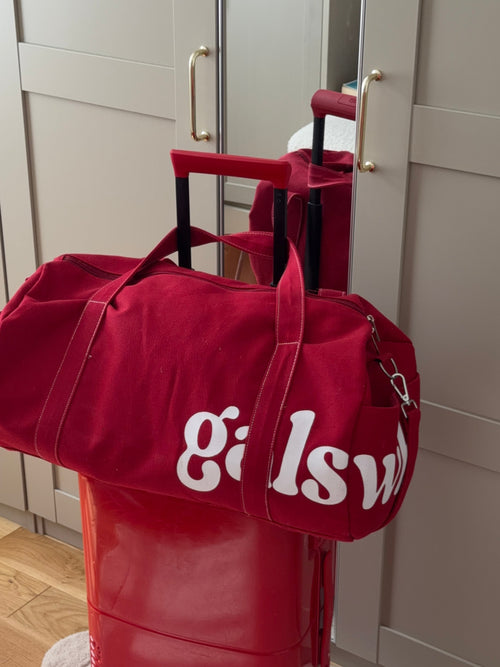 travel bag (red)