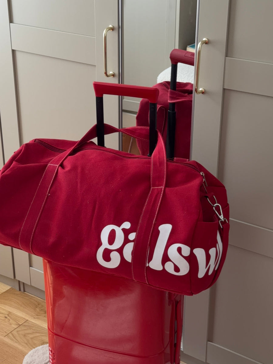 travel bag (red)