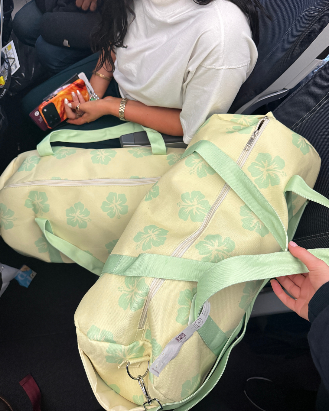 travel bag (hibiscus)